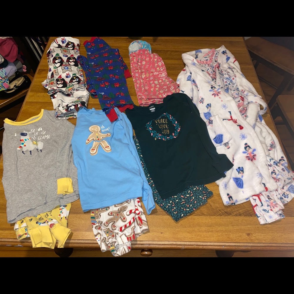 7 Pjs from Hanna Andersson to Gymboree size 6